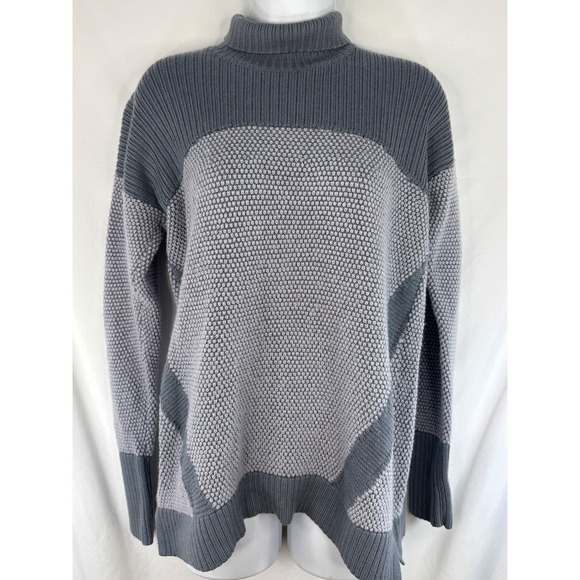 The Unbranded Brand Sweaters - Lululemon Warm & Restore Wool Sweater in "Magnet Grey / Starlight" colorway s 10